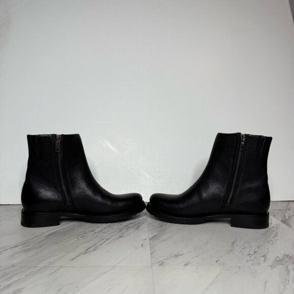 New! Frye Veronica Inside Zip Black Leather Bootie 8B - Picture 5 of 14
